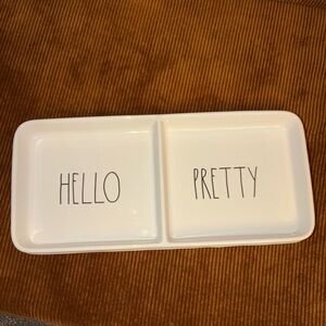 Rae Dunn "Hello Pretty"  vanity tray